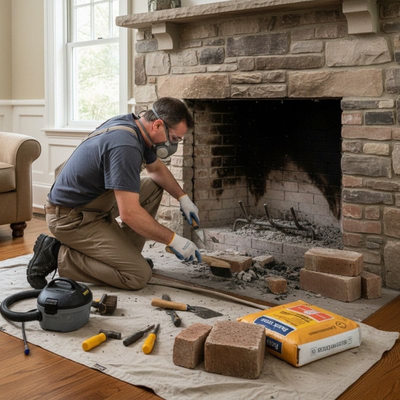 Local Fireplace Masonry Service pros at work